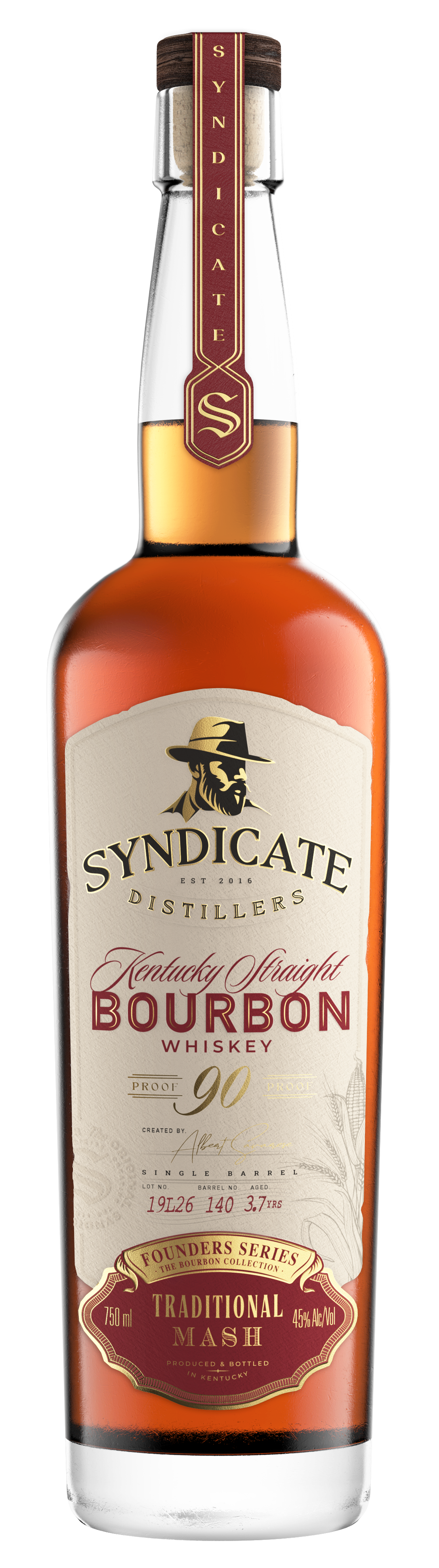 Syndicate Kentucky Straight Bourbon Founders Series Traditional Mash