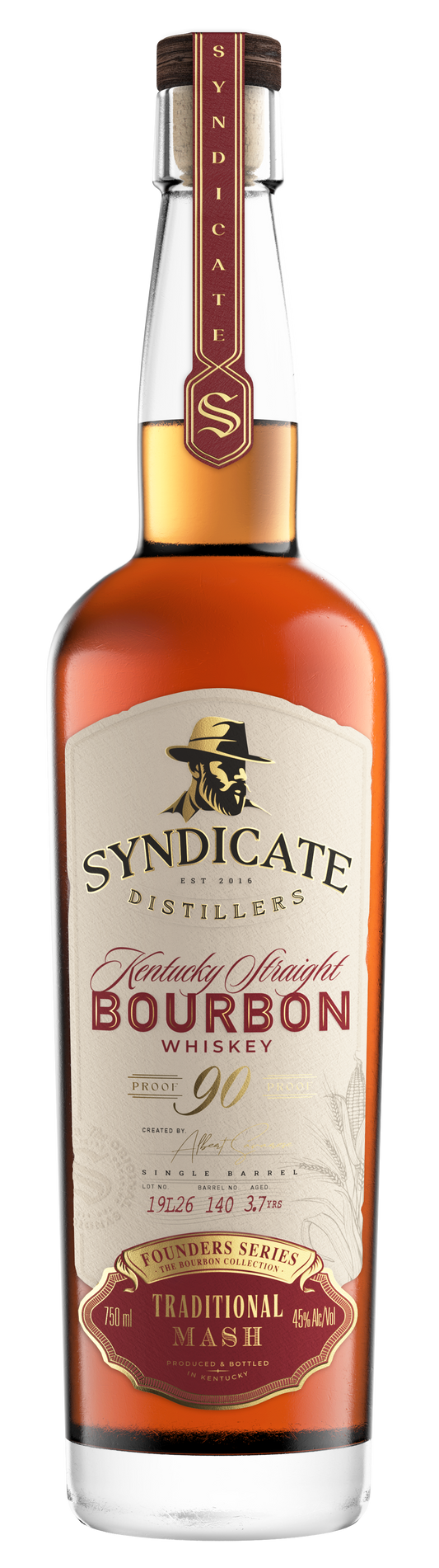 Syndicate Kentucky Straight Bourbon Founders Series Traditional Mash